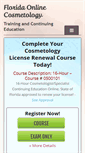 Mobile Screenshot of floridaonlinecosmetology.com